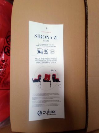 Silla de coche Cybex Sirona Z i-Size Roja