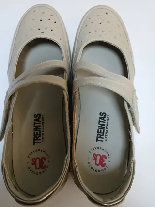 Zapatos beige pulsera ECCO talla 38