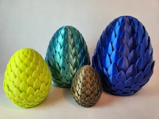 Figura Dragón 3D Huevo