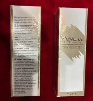 Mascarillas faciales Anew Gold Peel-Off