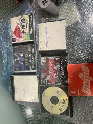 Consola PlayStation 1 Gris + 2 Mandos