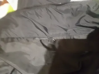 Chaqueta acolchada negra hombre