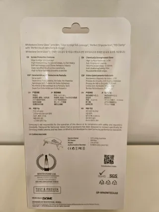 Protettore Schermo Vetro Temperato Galaxy Note 9