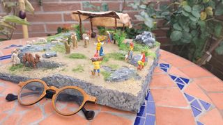 Presepe artigianale fatto a mano