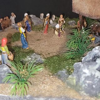 Presepe artigianale fatto a mano