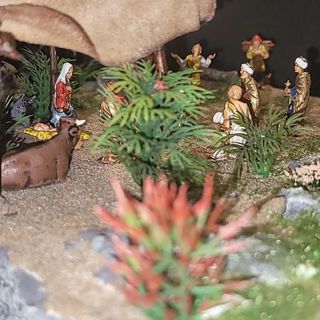 Presepe artigianale fatto a mano