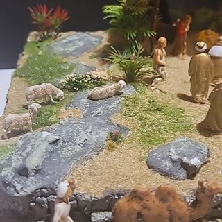 Presepe artigianale fatto a mano