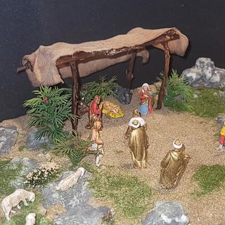 Presepe artigianale fatto a mano