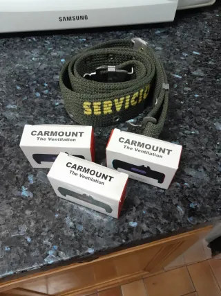 Lote cinturon y 3 soportes móvil