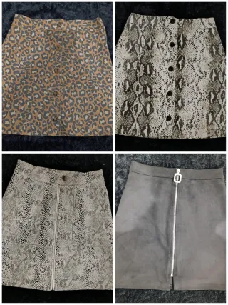 Lote 4 faldas talla S por 8€