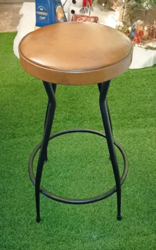 Sgabello da bar vintage mid-century modern