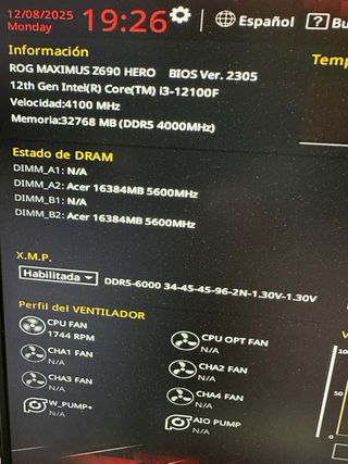 RAM Acer Predator Pallas II DDR5 6000MHz #080DD2