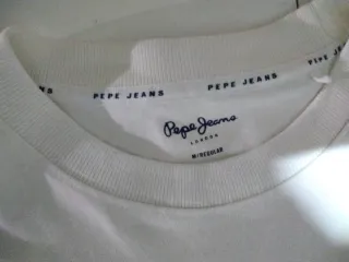 Camiseta Pepe Jeans Blanca Manga Larga