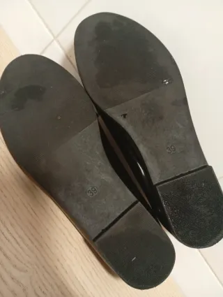 Zapatos negros charol talla 39