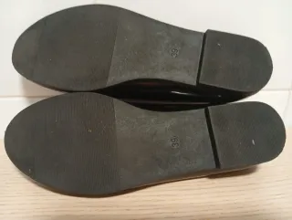 Zapatos negros charol talla 39