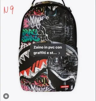 Zaino Sprayground nuovo con cartellino