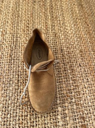 Botas de ante color coñac 39