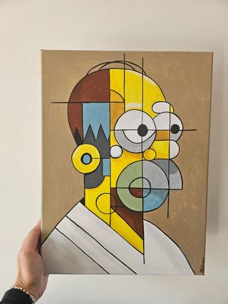 Quadro popart Homer Simpson