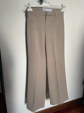Pantaloni eleganti Bershka beige