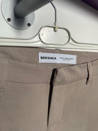 Pantaloni eleganti Bershka beige