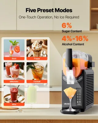 Macchina per Granita da 2,6 L Bevande Ghiacciate