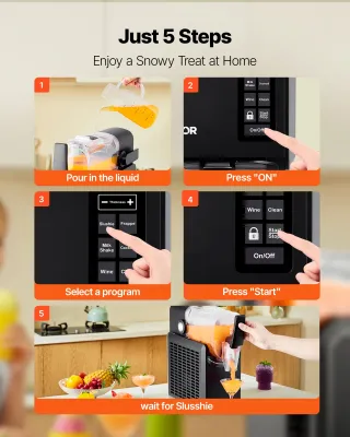 Macchina per Granita da 2,6 L Bevande Ghiacciate