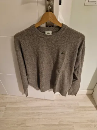 Jersey Lacoste Gris Talla M