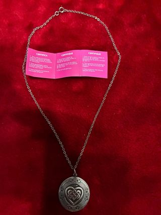 Collar klickiss corazón plata