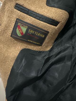 Abrigo Levita Lana Zara Marrón