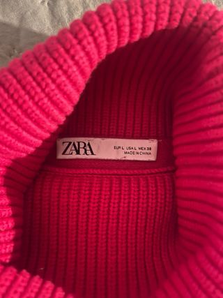 Jersey fucsia cuello alto