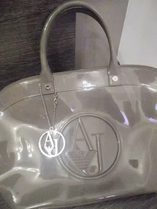 Bolso Emporio Armani verde oliva  Charol jeans