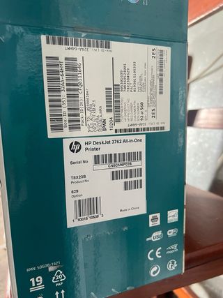 Impresora HP DeskJet 3762
