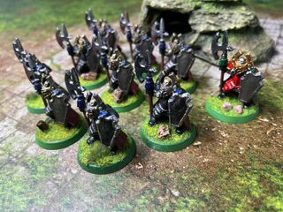 10 Guerreros del Caos con Alabarda. Warhammer