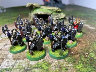 10 Guerreros del Caos con Alabarda. Warhammer