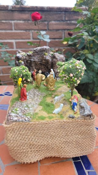 Presepe artigianale fatto a mano