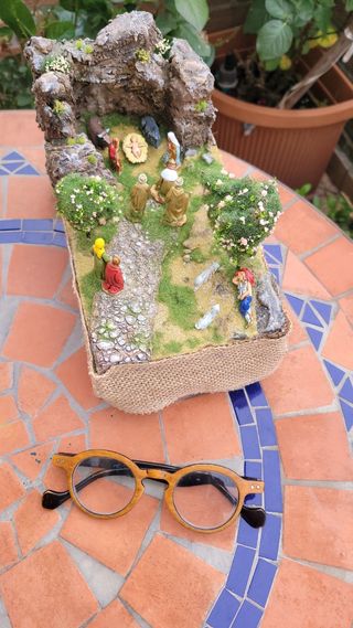 Presepe artigianale fatto a mano