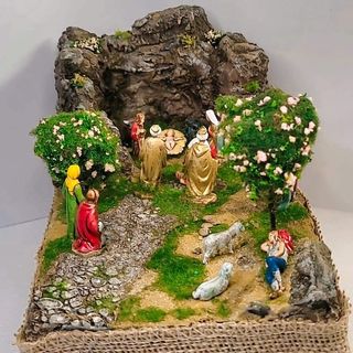 Presepe artigianale fatto a mano