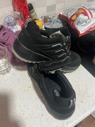 Zapatos de seguridad negros talla 38