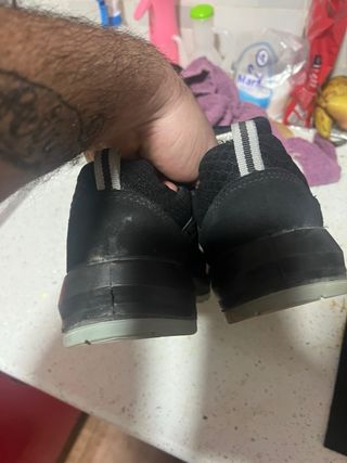 Zapatos de seguridad negros talla 38