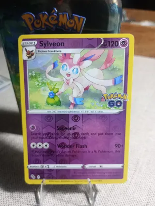 Sylveon Pokémon GO 2022 Carta Coleccionable