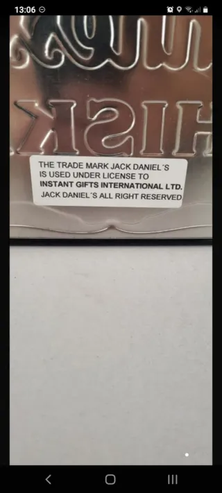 Chapa Decorative Jack Daniel's