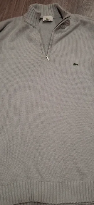 Jersey Lacoste Talla L Media Cremallera. Y regalo.