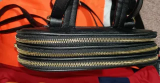 Zainetto nero ecopelle no brand