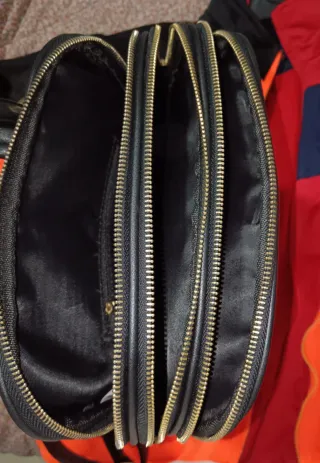 Zainetto nero ecopelle no brand