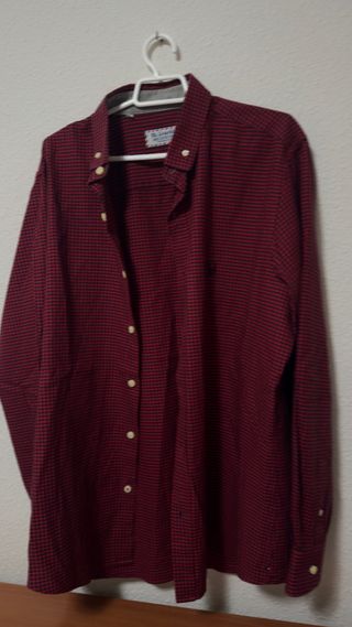 Camisa El Ganso cuadros rojo y negro