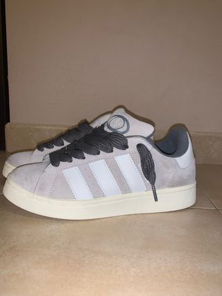 Adidas Campus 80s Gris y Blanco