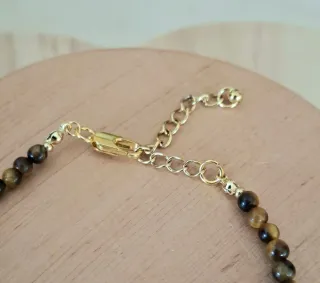 Pulsera Ojo de Tigre Virgen del Pilar.