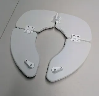 Riduttore WC imbottito pieghevole per bambini