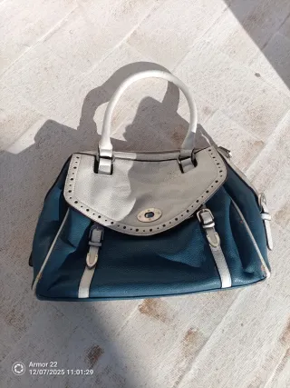 Bolso de tela gris