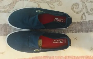 Zapatillas Lacoste Hombre Azul